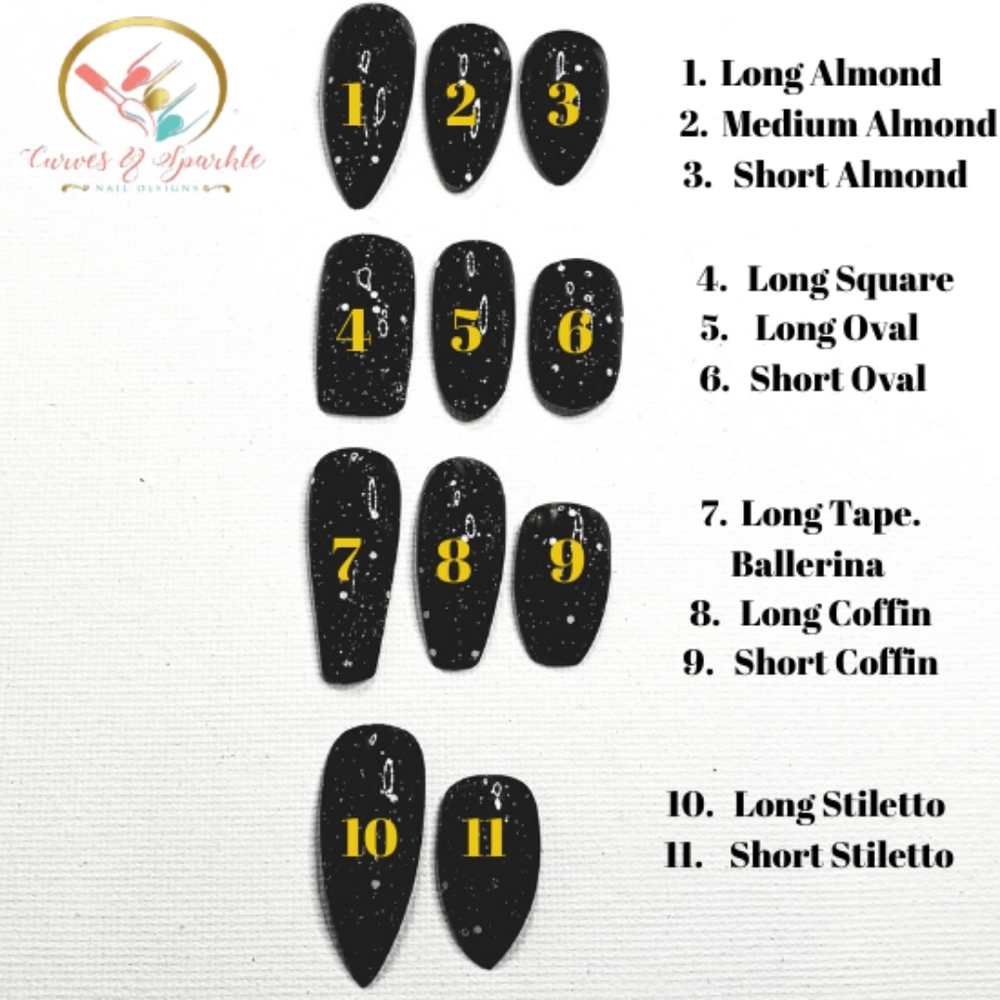 *Diana* Reusable Handcrafted Press-on Nails 💅🏽 - Picture 5 of 8